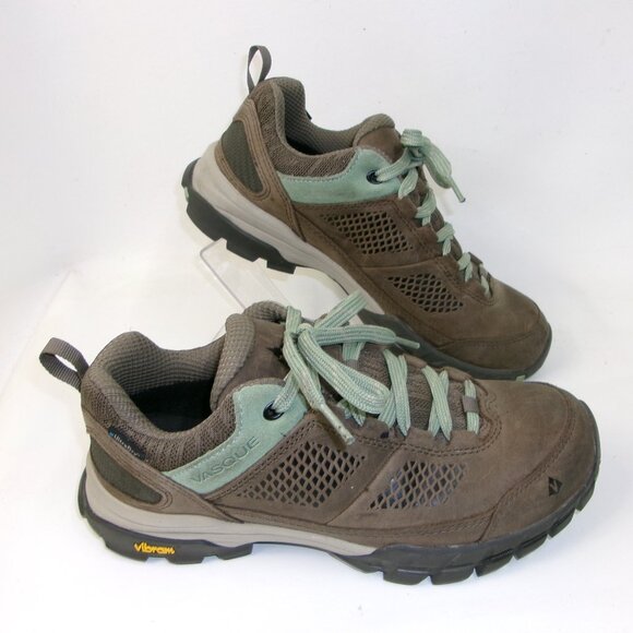 Columbia Vasque Vibram Sz 8 Women's‎ Low Hiking Boots Bungee & Basil Color - Picture 1 of 7